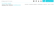 Tablet Screenshot of healthtechcorridor.com